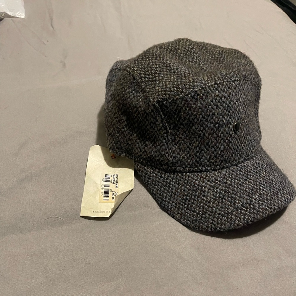 Ben Sherman Brown Tweed Cap